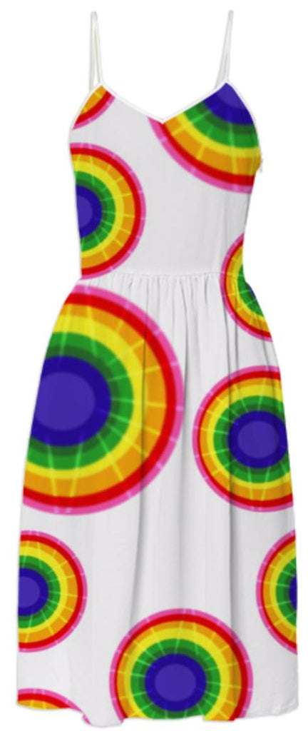 Rainbow Tie Dye Circles