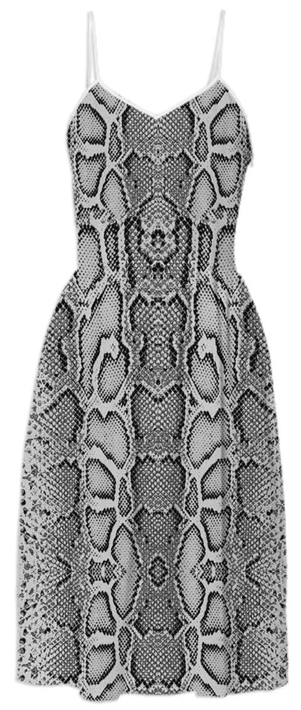 Snake Printed Dress