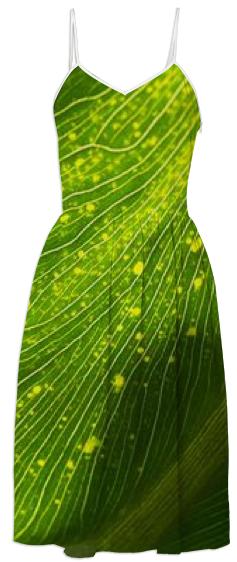 Spotted Leaf Dress
