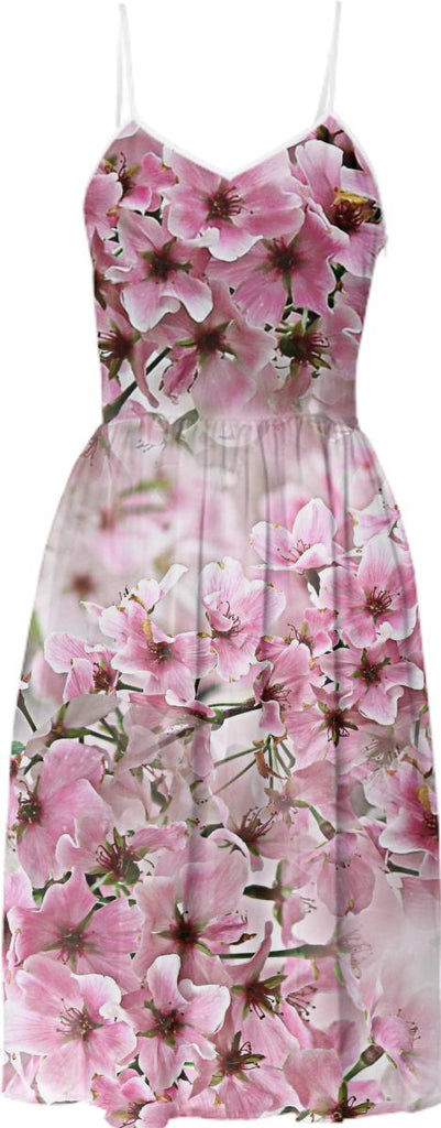 Springtime Cherry Blossom Summer Dress