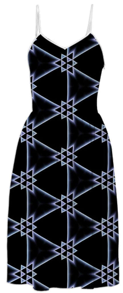 Triangles on a Black Dress