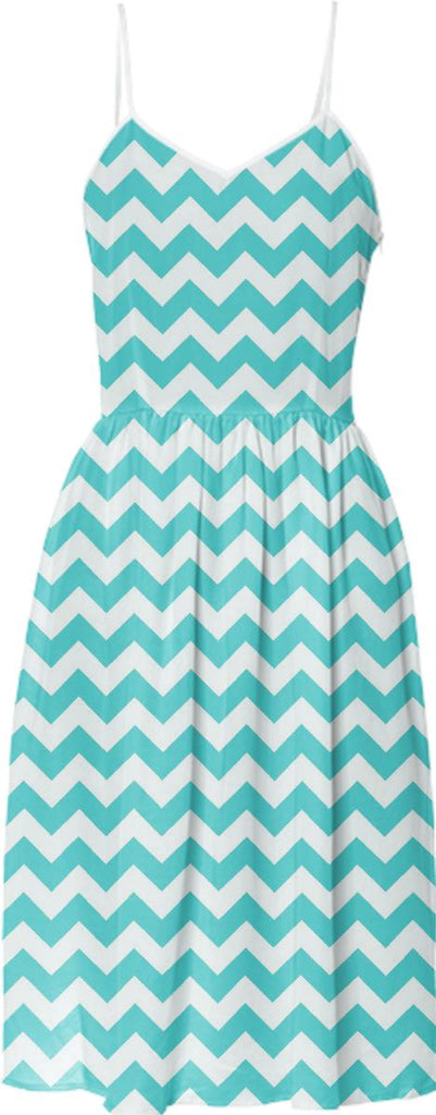 turquoise chevron