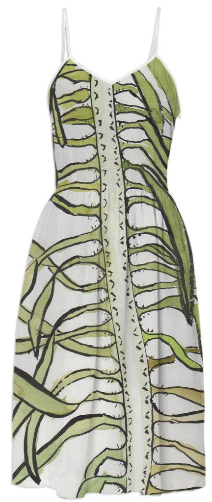 Watercolor Seaweed Dress