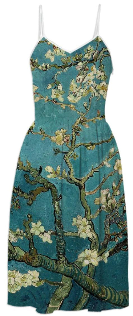 Blossoming Almond Tree Summer Dress