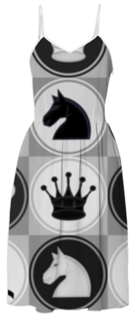 Chess Pattern Dress