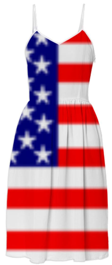 USA Stars and Stripes Dress