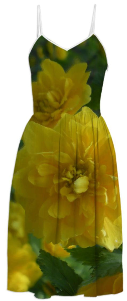 Yellow Flowers 1701 Summer Dress