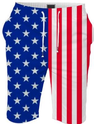 american flag summer shorts