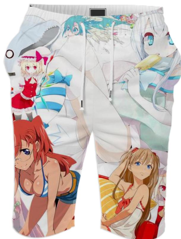 anime collage shorts