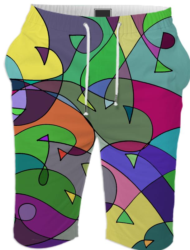 Colorful Abstract Short