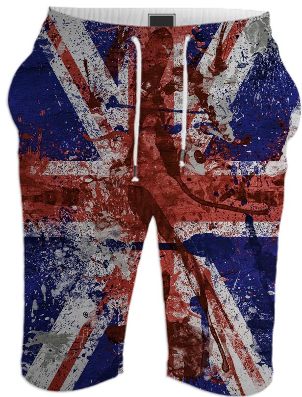 COOL GRUNGE UK FLAG MEN S Summer ShortS
