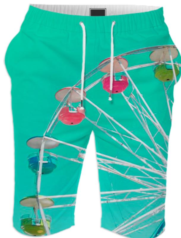 Minty Ferris Wheel of Happiness Shorts