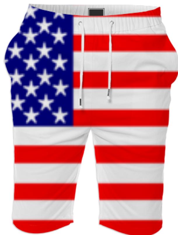 USA Stars and Stripes Short for Men