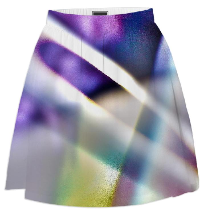 Abstract Patterned Skirt