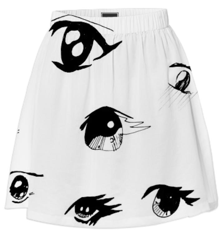 anime eye ball skirt