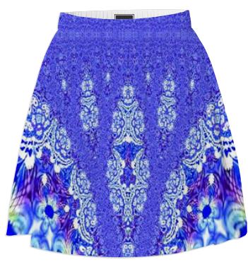 Beautiful Blue Lace Summer Skirt