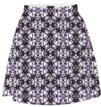 Burgundy Lace Summer Skirt