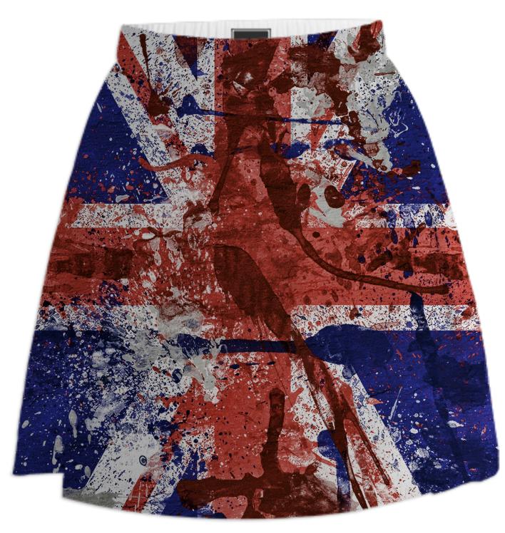 COOL GRUNGE UK FLAG WOMEN Summer Skirt