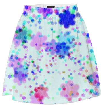 floral summer skirt