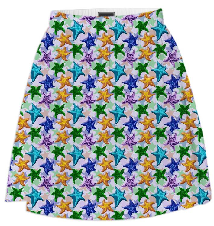 Glitter Beaded Starfish Skirt