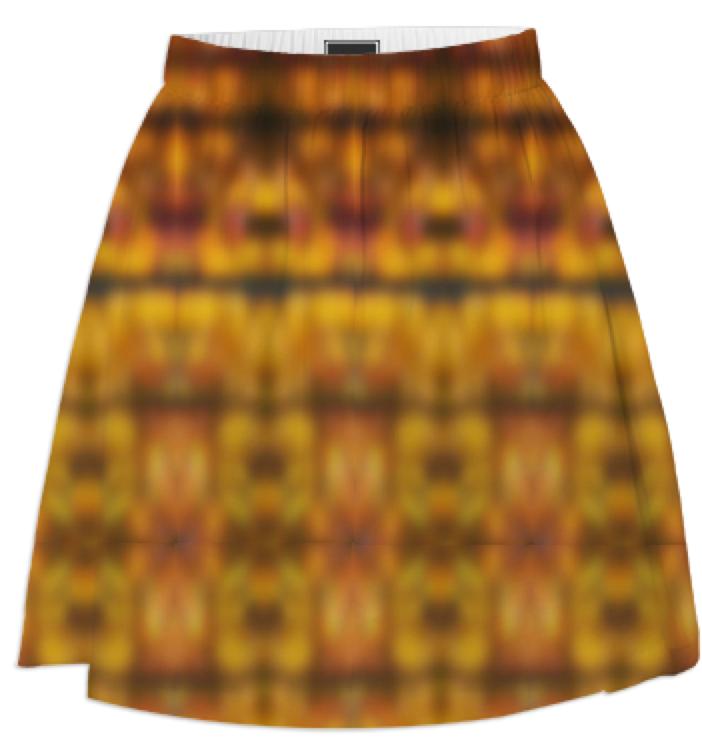 Gold Pring Skirt