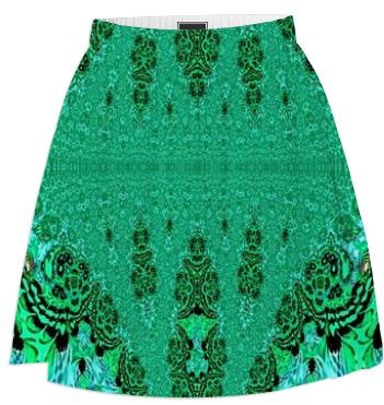 Gorgeous Green Lace Summer Skirt