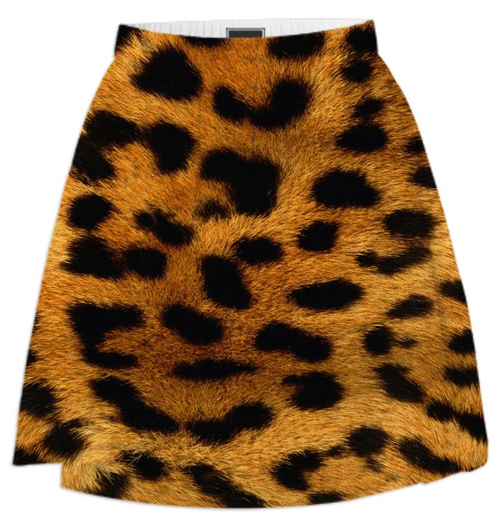 Leopard Print Summer Skirt