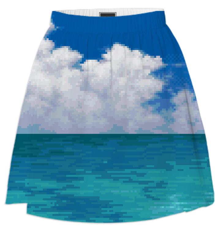 Ocean summer skirt