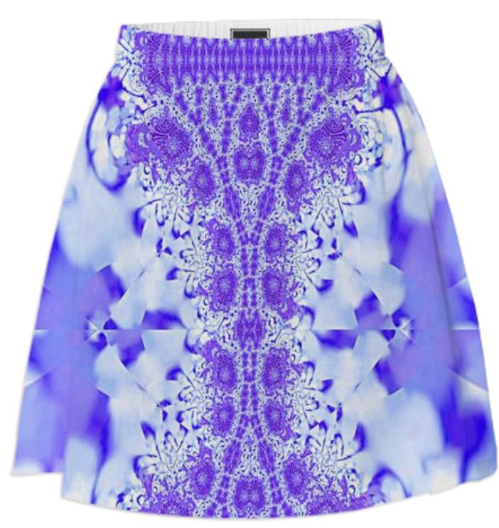 Perfect Plum Lace Summer Skirt