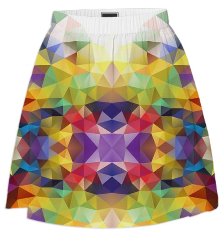 POLYGON TRIANGLES PATTERN YELLOW RED ORANGE VIOLET ABSTRACT POLYART GEOMETRIC CANDY COLORS COLORFUL RAINBOW VIOLET BLUE MULTI COLOR