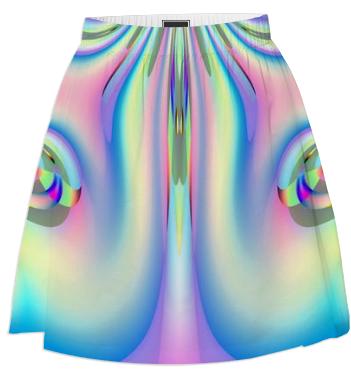 Rainbow Colors Fantasy Summer Skirt