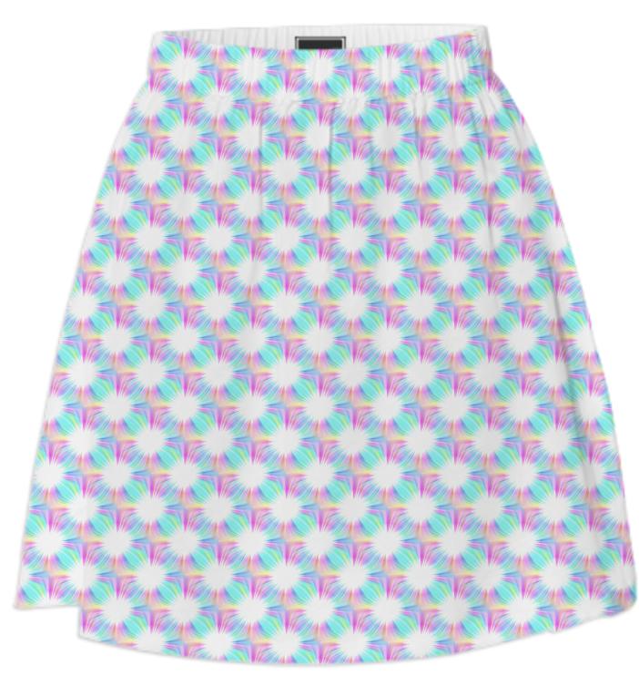 Rainbow Rays Summer Skirt