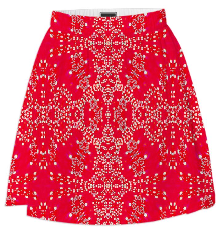 Red Lights Summer Skirt