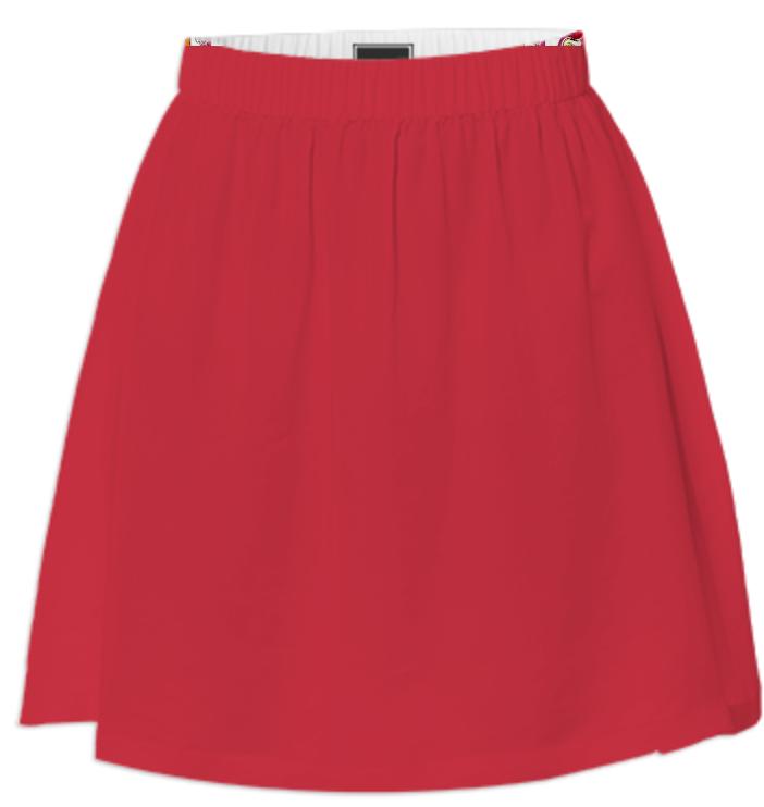 Red Summer Skirt