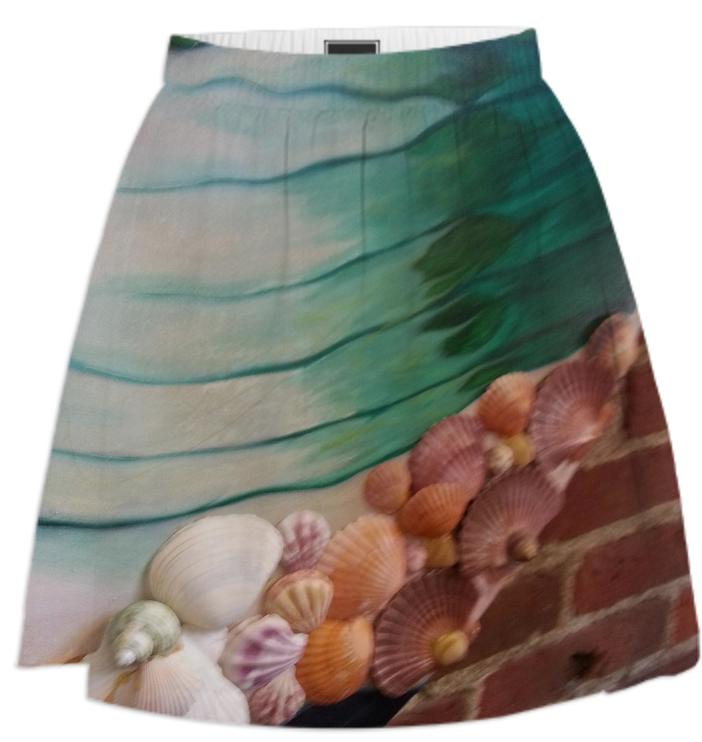 Scour the beach for shells skirt