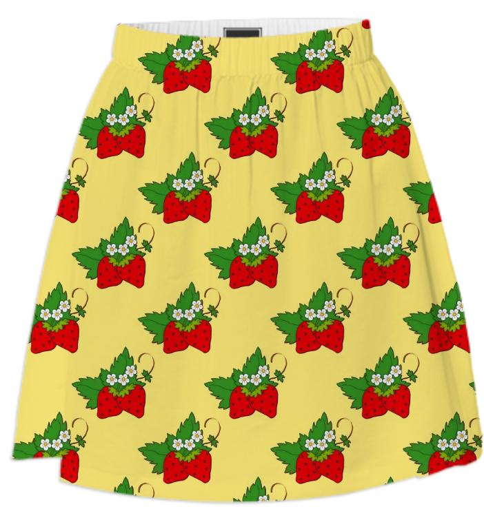 Summer Strawberries Skirt