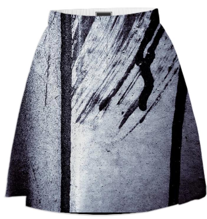 Abstract paint skirt