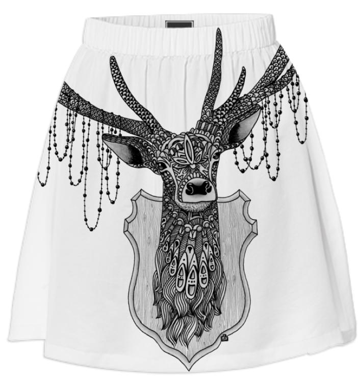 ORnate Deer Head skirt
