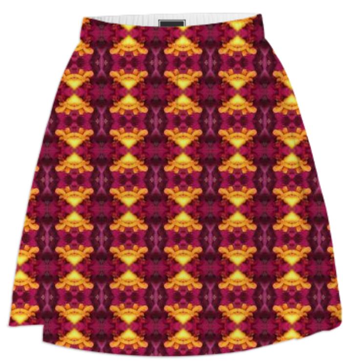 Royal Zinnia Skirt