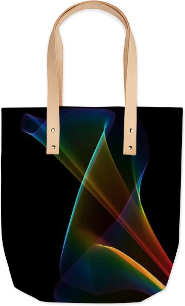 Abstract Rainbow Lily Colorful Fractal Mystical Flower