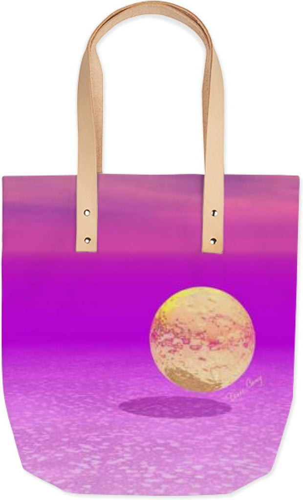 Adrift Abstract Gold Violet Ocean Paradise