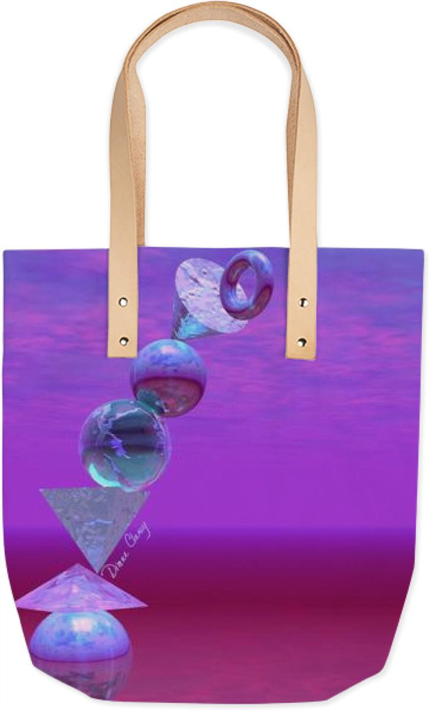 Balancing Abstract Fuchsia and Violet Equilibrium