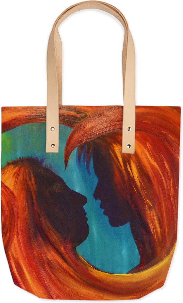 Flames Summer Tote Bag