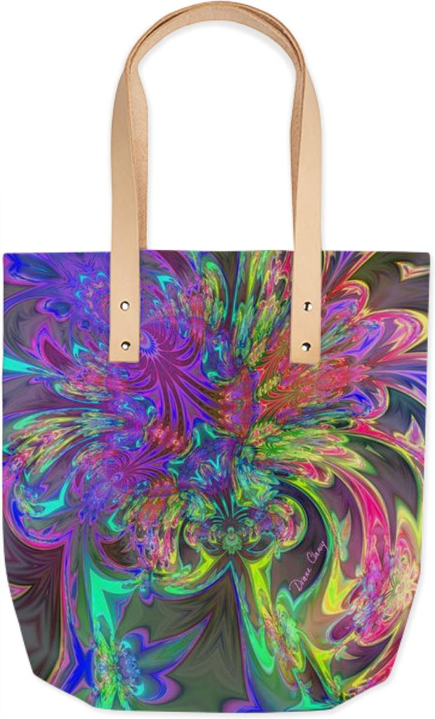 Glowing Burst of Color Abstract Teal Violet Deva