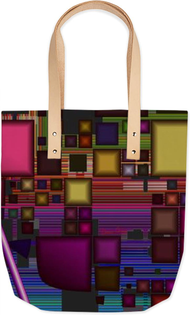 Jewel City Radiant Rainbow Abstract Urban