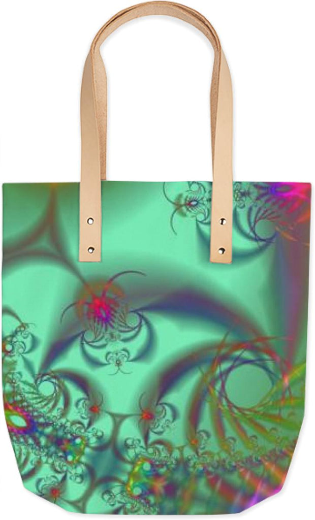 Jeweled Staircase Golden Emerald Kaleidoscope