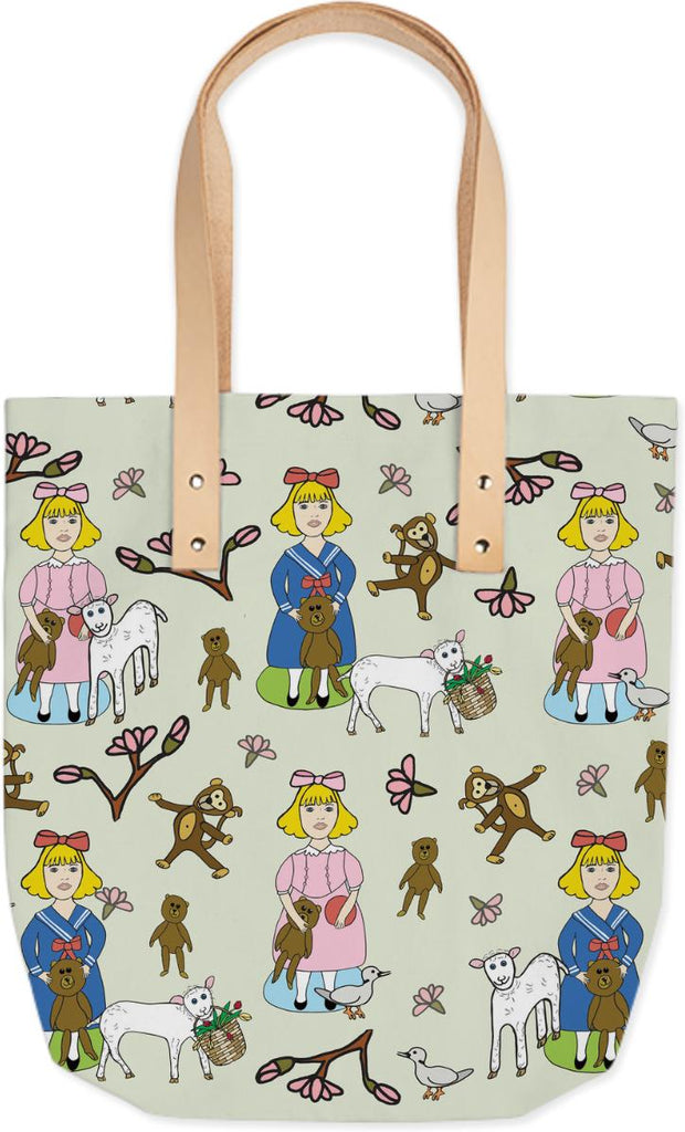 Little Lottie Friends Book Character inspired Summer Tote