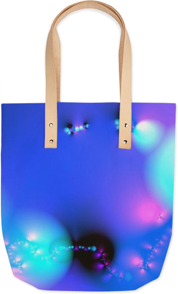 Love in Action Pink Purple Blue Abstract Heartbeat