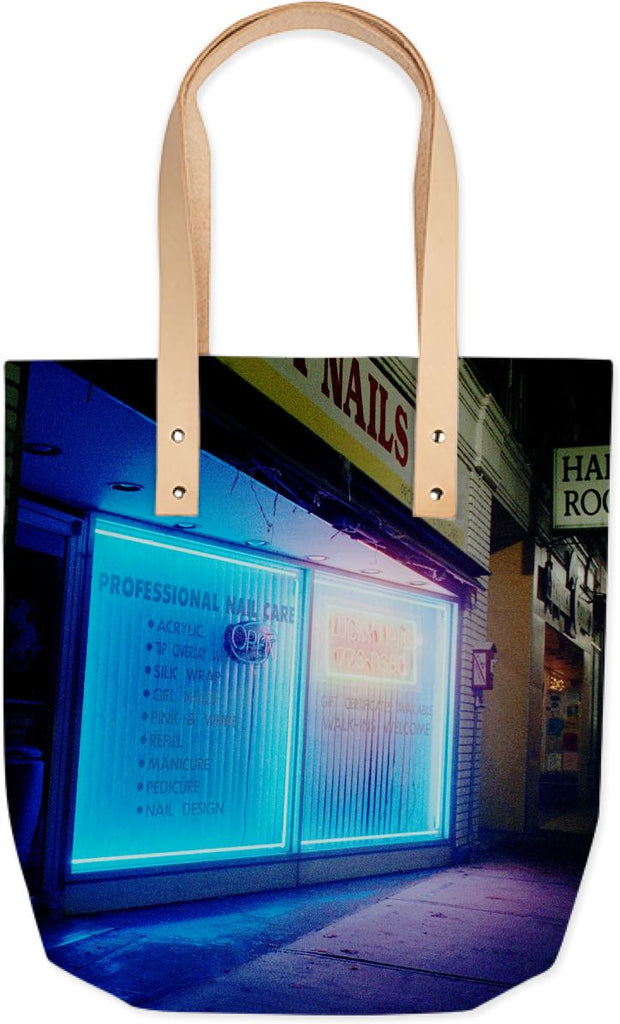 Lucky Nails in Greenfield MA USA Night Light Series