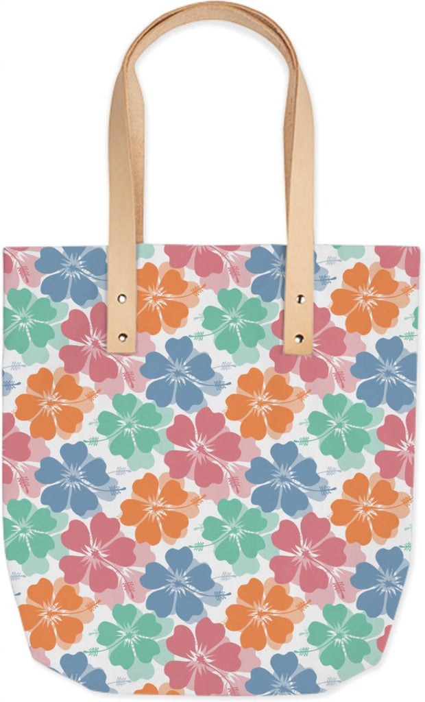 Pastels Hibiscus Pattern
